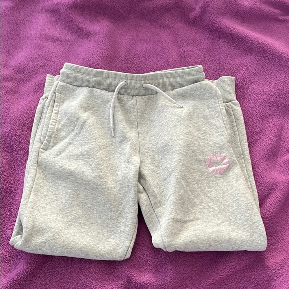 Converse Gray Sweatpants Soft Heathered Joggers